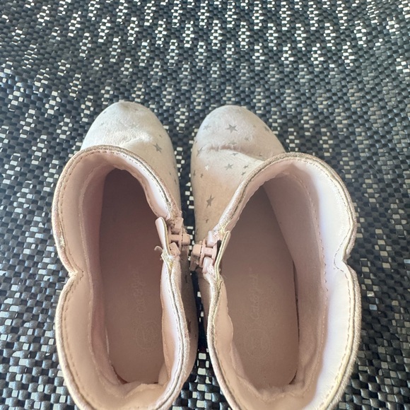 Cat & Jack Tan Starry Kids Boots - Picture 9 of 11